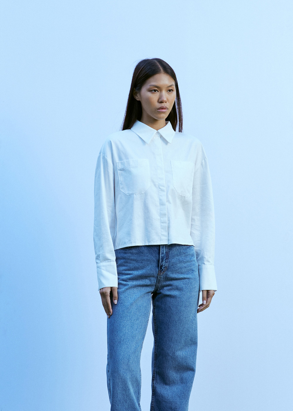 İki Cepli Kısa Gömlek resmi