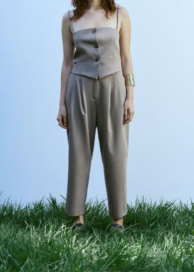 Pileli Pantolon resmi