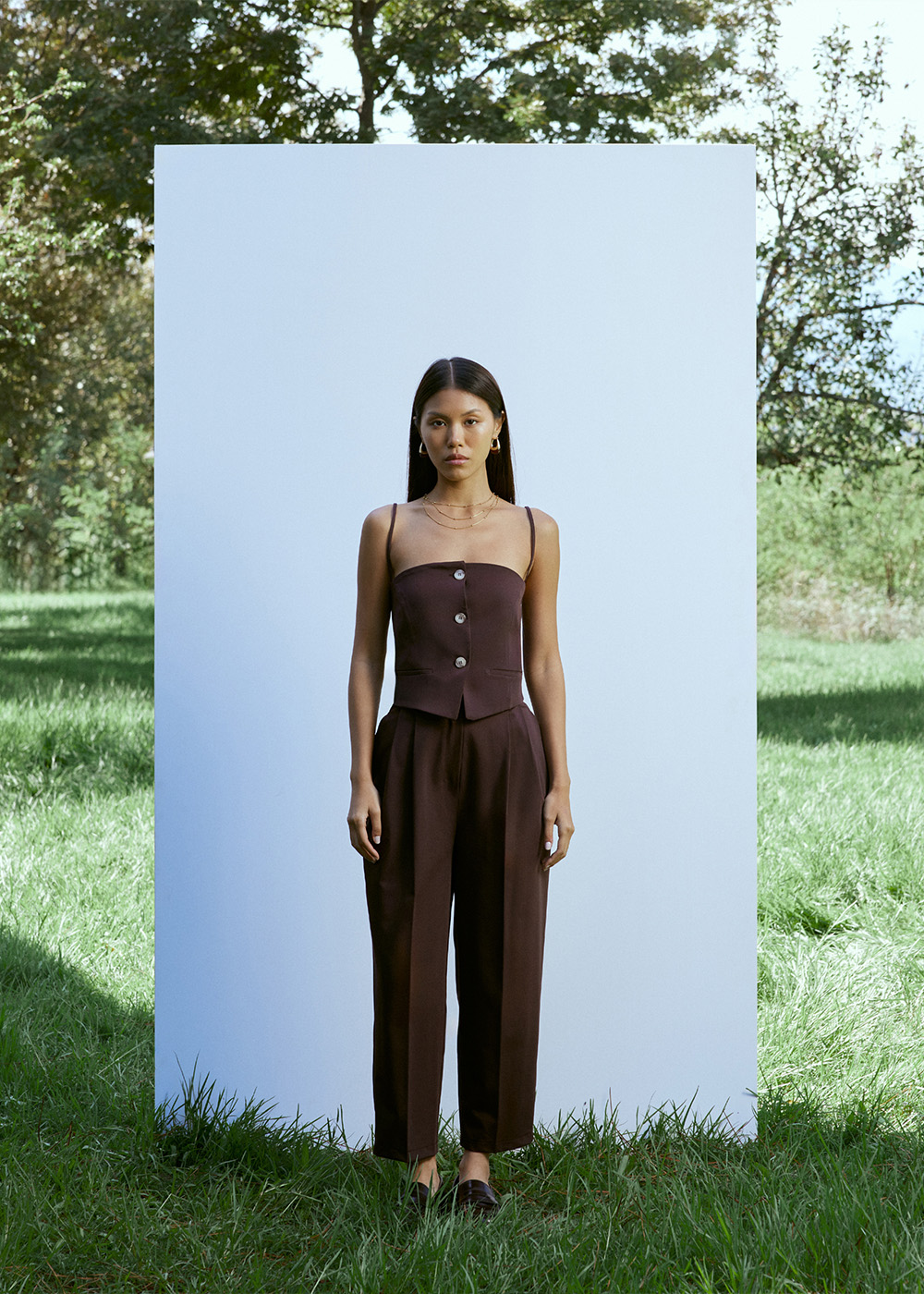 Pileli Pantolon resmi