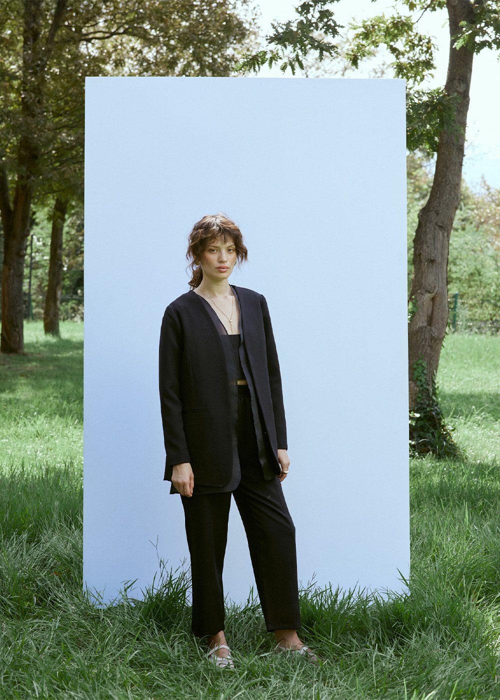 Organze Detaylı Ceket resmi